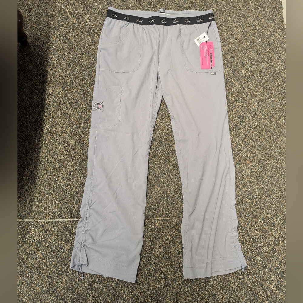 Koi 720 Spirit scrub pant in Platinum Grey